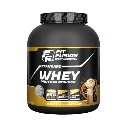 [FP005] FitFusion Standard Whey Protein Cappuccino Cream [2.04 kg] Bottle 60 Servings