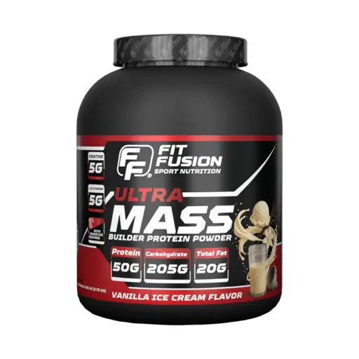 [FP011] FitFusion Ultra Mass Vanilla Ice Cream [2.75 kg] Bottle 16 Servings