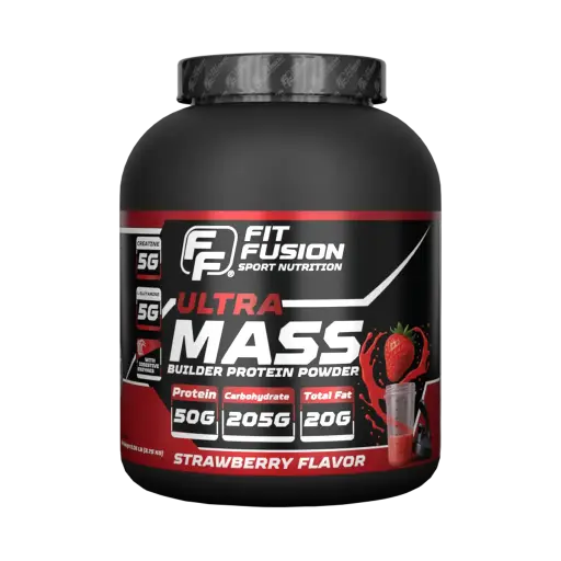 [FP013] FitFusion Ultra Mass Strawberry [2.75 kg] Bottle 16 Servings