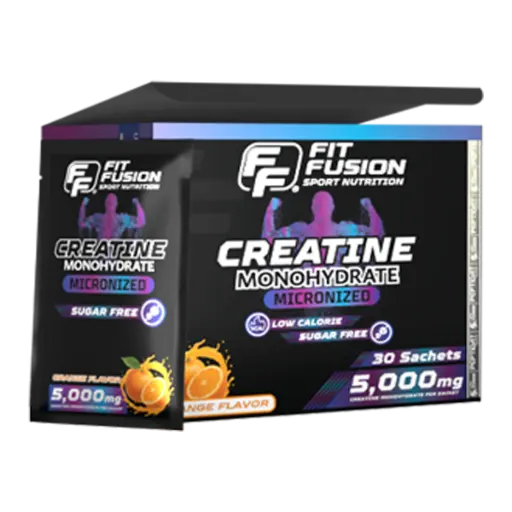 [FP016] FitFusion Creatine Monohydrate Orange [10g] Box 30 Sachets