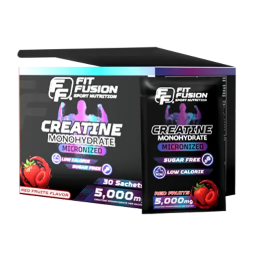 [FP018] FitFusion Creatine Monohydrate Red Fruits [10g] Box 30 Sachets