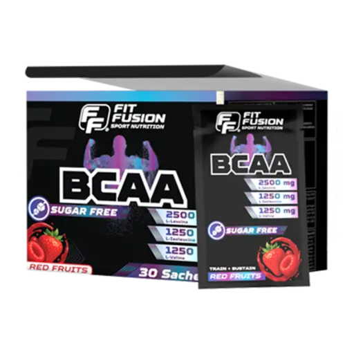 [FP022] FitFusion BCAA Amino Acid Red Fruits [10g] Box 30 Sachets