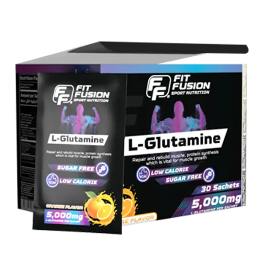 [FP024] FitFusion L-Glutamine Orange [10g] Box 30 Sachets