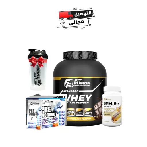 [FP050] Combo (Whey & Pre-Workout Box & Omega)