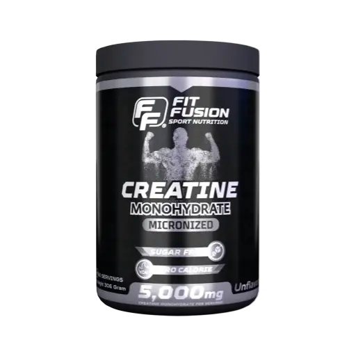 [FP054] FitFusion Creatine Monohydrate Unflavored [306g] Bottle 60 Servings